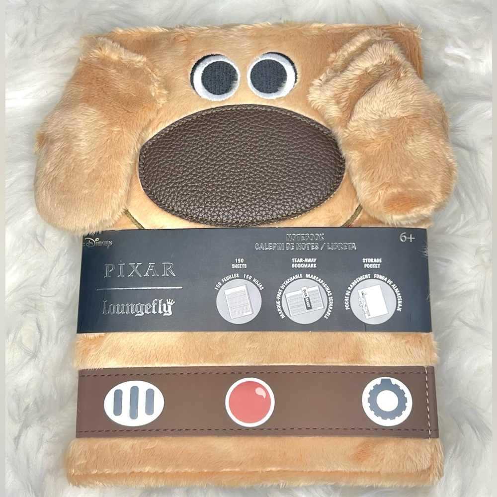 •SOLD• Loungefly Pixar UP 15th Anniversary Dug Plush Journal NWT